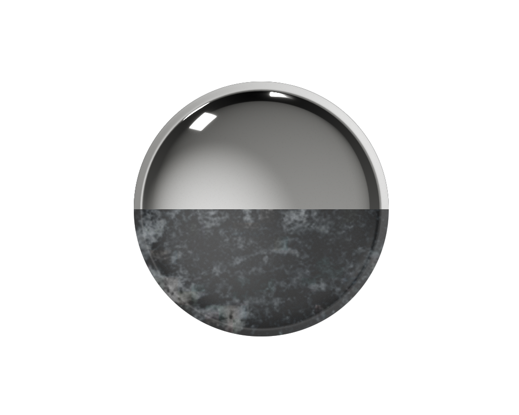 Chrome & Marmol negro Boreal